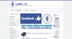 Desktop Screenshot of labre-sp.org.br